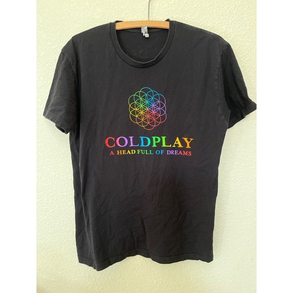 Coldplay A Head Full Of Dreams 2016 Concert Tour T Shirts Unisex Size Medium - Picture 1 of 3